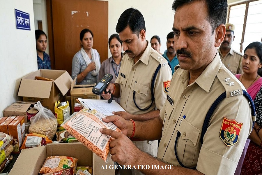 पलामू इंजीनियरिंग कॉलेज के गर्ल्स हॉस्टल मेस में खाद्य सुरक्षा विभाग का छापा, जब्त हुईं एक्सपायर्ड सामग्रियां