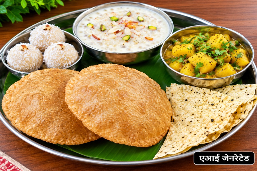 न्यू राजस्थान कलेवालय में लें शुद्ध फलाहारी थाली का आनंद
