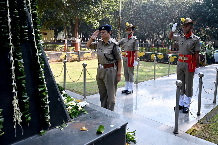 झारखंड के 3 समेत देश के 154 शहीद पुलिस जवानों को दी गयी श्रद्धांजलि