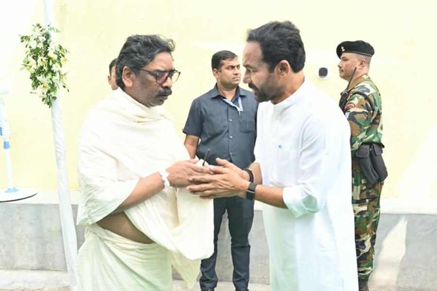 सीएम से मिले जी किशन रेड्डी, भूपेश बघेल और पप्पू यादव , दिवंगत रूपी सोरेन को दी श्रद्धांजलि