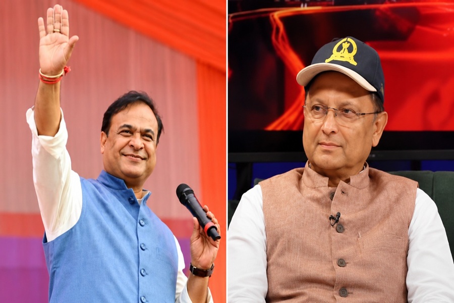भाजपा जीती और कांग्रेस तीसरे स्थान पर गयी, हिमंता बिस्व सरमा का जलवा बरकरार