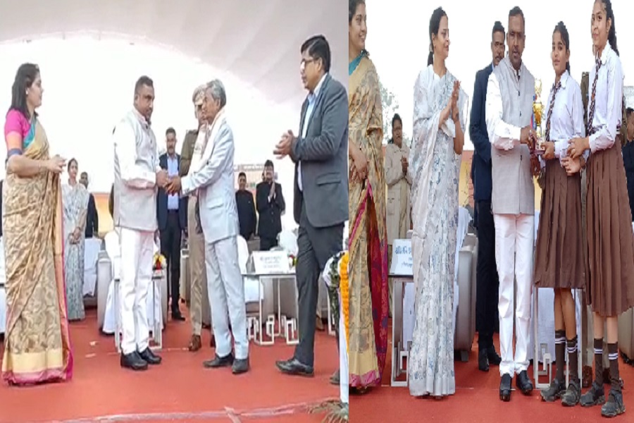 
						मंत्री बन्ना गुप्ता ने फहराया तिरंगा पद्मश्री जानुम सिंह सोय को किया सम्मानित
					