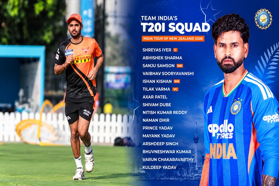 न्यूजीलैंड के खिलाफ T20 सीरीज के लिए टीम घोषित, भुवनेश्वर कुमार का हुआ कमबैक