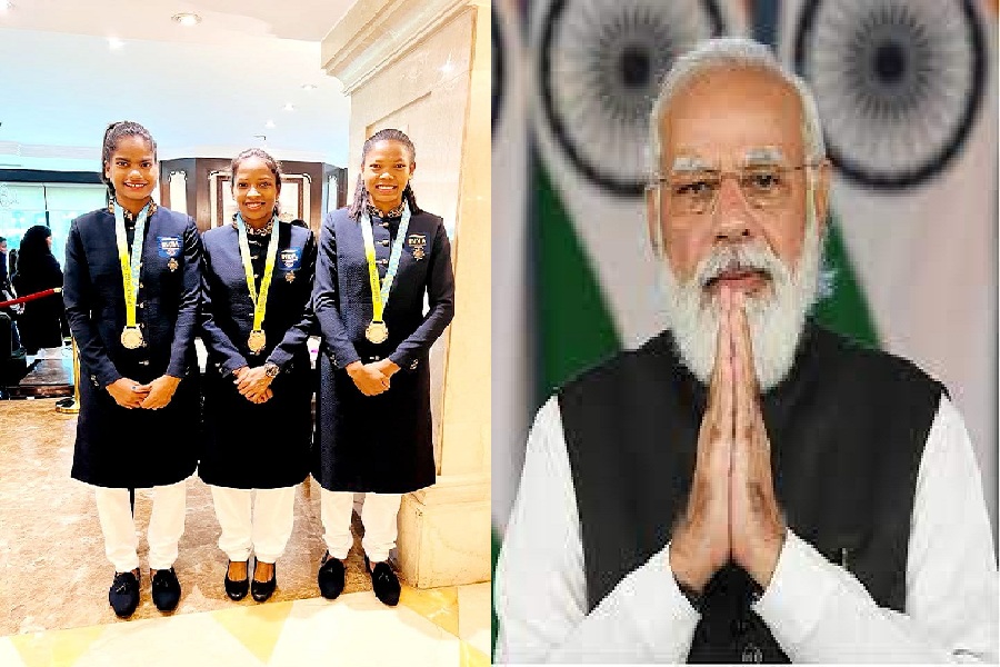 कॉमनवेल्थ गेम्स से लौटे खिलाड़ियों से PM ने की मुलाकात, झारखंड की बेंटियां भी शामिल 