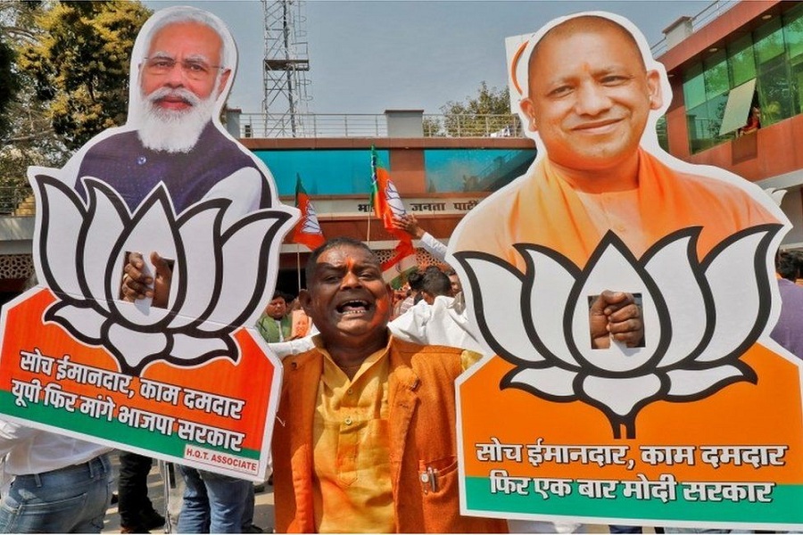 रामपुर में खिला कमल घनश्याम लोधी जीते, आजमगढ़ में भी बीजेपी के प्रत्याशी निरहुआ आगे