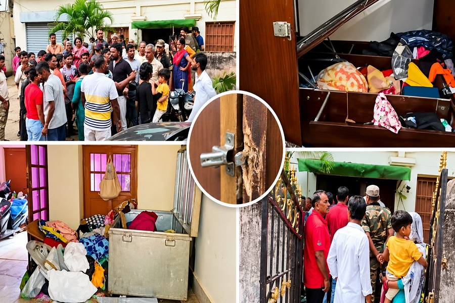 रांची के सुखदेवनगर में बंद घर से 40 लाख की चोरी, बेटी की शादी के लिए रखी नकदी और जेवर उड़ाए