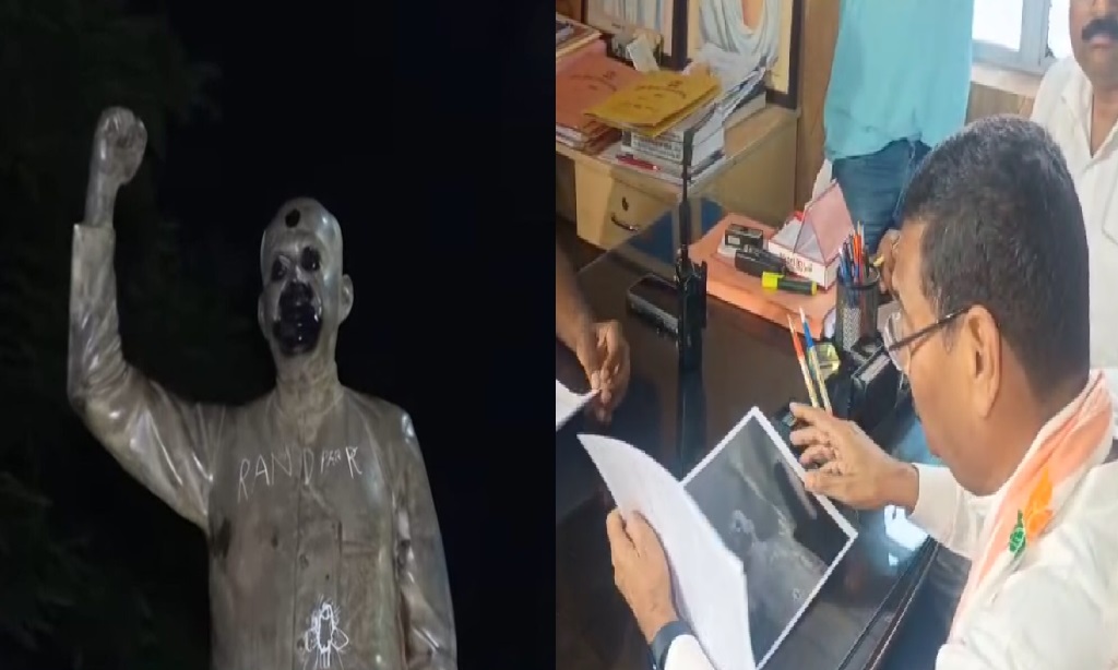 डॉ. श्यामा प्रसाद मुखर्जी की प्रतिमा के चेहरे पर पोती कालिख, BJP ने अरगोड़ा थाने में दिया आवेदन
