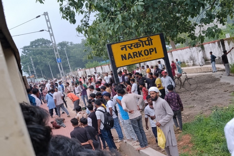 लोहरदगा में ट्रेन में चढ़ने के दौरान यात्री का हाथ कटा, स्टेशन पर लंबे समय तक तड़पता रहा युवक