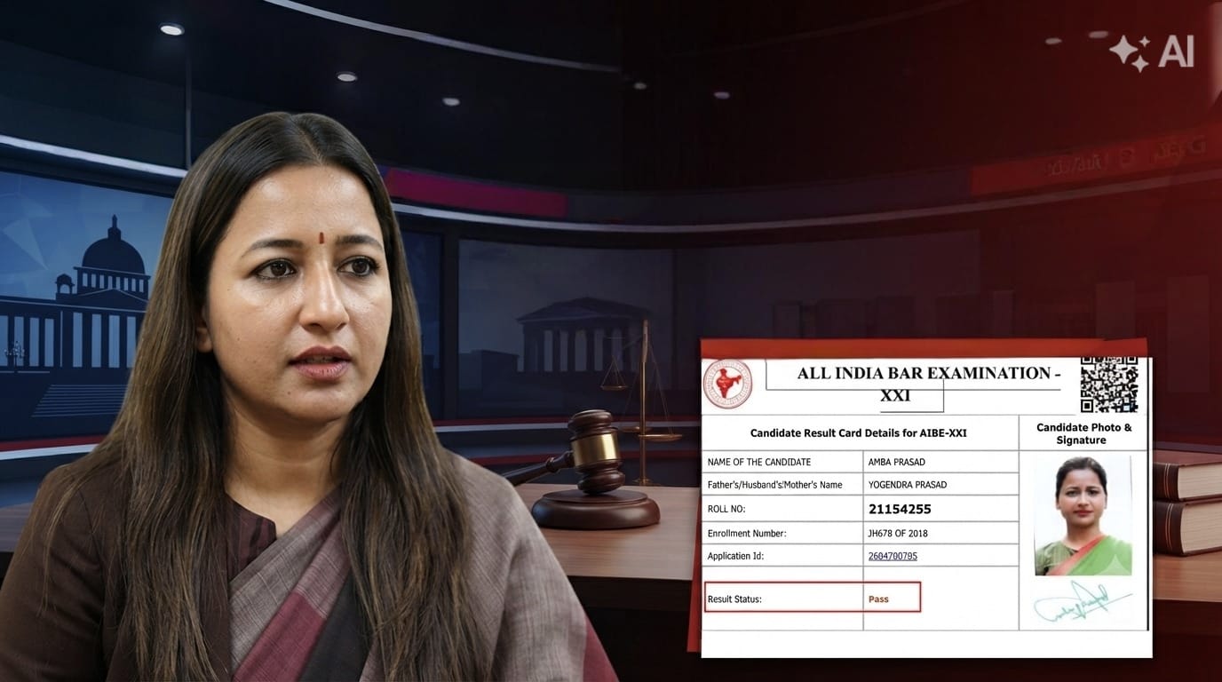 सियासत के बाद अब लॉ प्रोफेशनल बनीं अंबा प्रसाद, AIBE की परीक्षा पास की