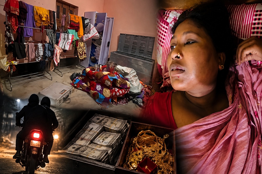 महिला को घर में बंधक बनाकर भीषण डकैती, कैश और ज्वेलरी लेकर बाइक से भागे अपराधी; हड़कंप...