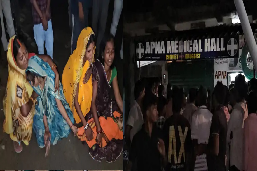 चतरा में 18 माह के बच्चे की मौत, गलत दवा देने के आरोप पर परिजनों का हंगामा