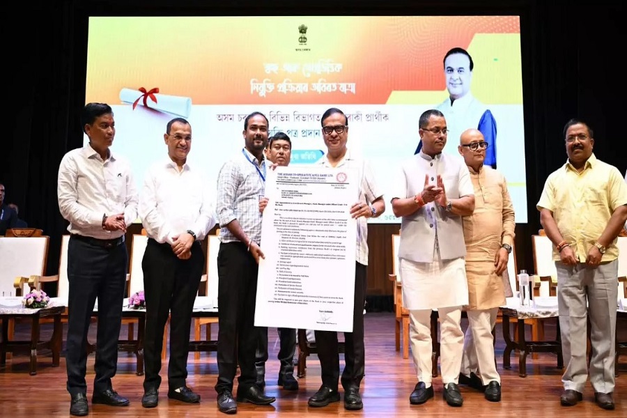 असम में सरकारी नियुक्तियों का आंकड़ा पहुंचा 1.65 लाख के पार, 439 बेरोजगार को मिले नियुक्ति पत्र