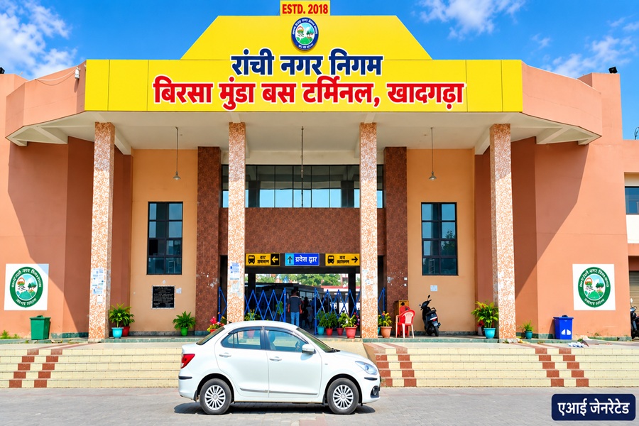 बिरसा मुंडा बस टर्मिनल खादगढ़ा में 25 सितंबर से रांची निगम वसूलेगा टोल टैक्स