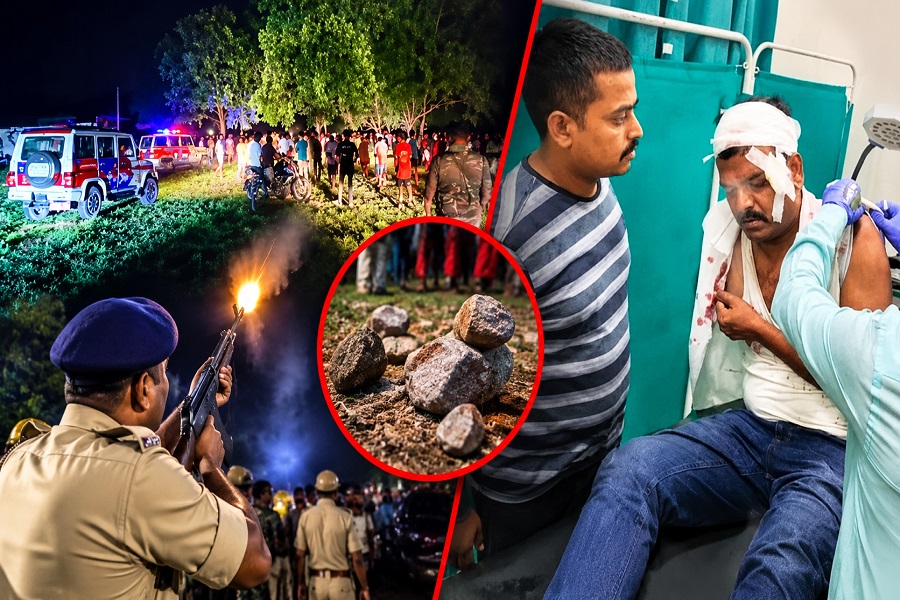 चतरा में बंधक छुड़ाने गई पुलिस पर ग्रामीणों का पथराव, दो थानेदार घायल; आत्मरक्षा में 4 राउंड हवाई फायरिंग