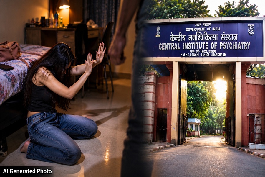 CIP रांची में साइकोलॉजी स्टूडेंट्स के साथ रेप का आरोप, सहपाठी के हॉस्टल में साइकोमेट्री सीखने गई थी!