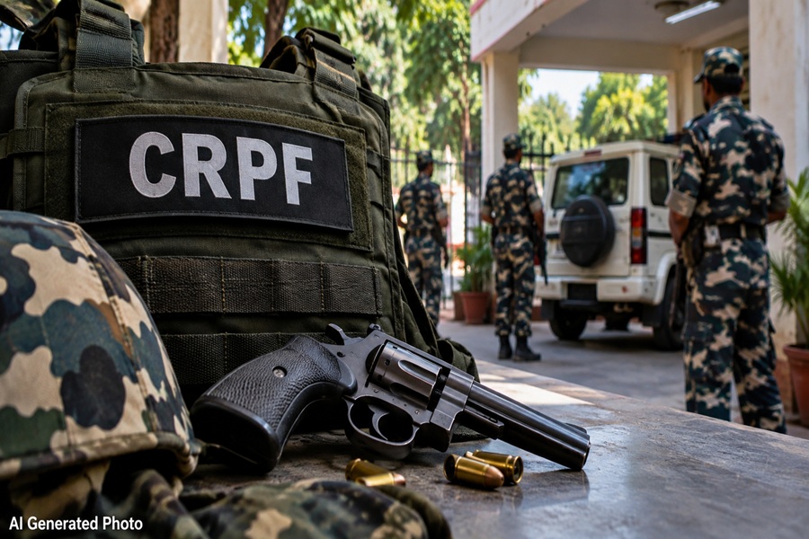 रांची में CRPF जवान ने सर्विस रिवॉल्वर से खुद को मारी गोली, मौत