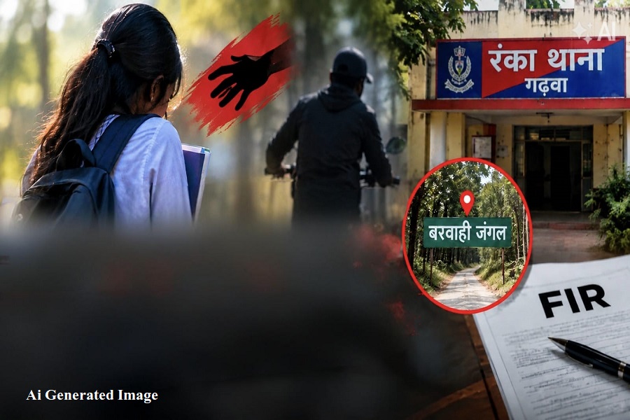 गढ़वा में नर्सिंग छात्रा से छेड़खानी, जबरन बाइक पर बैठाने का प्रयास; शोर मचाने पर भागा युवक