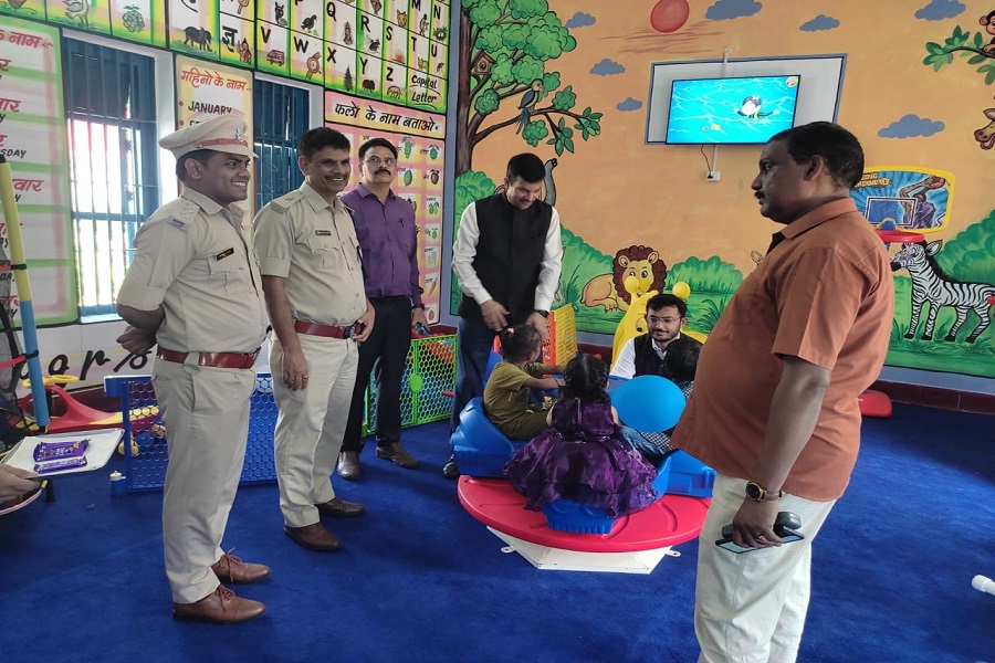 जेल की चारदीवारी में फिटनेस का इंतजाम, मासूमों के लिए बचपन का ठिकाना