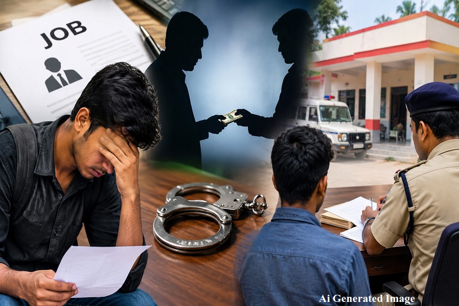 नौकरी के नाम पर धोखाधड़ी, जामताड़ा में पिता-पुत्र पर FIR दर्ज; पुलिस जांच में जुटी