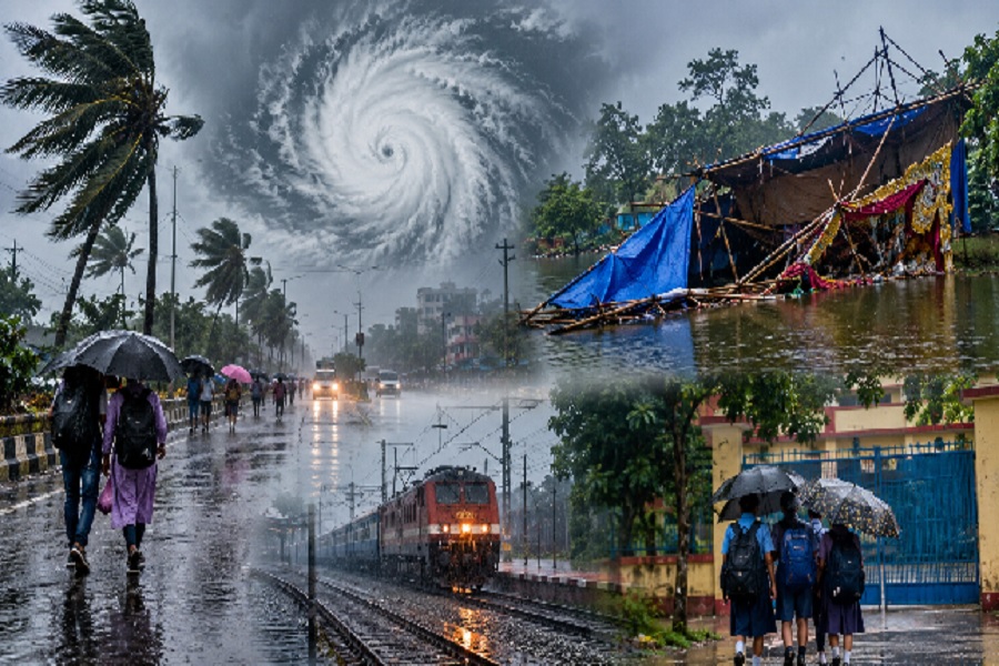 झारखंड में कोल्हान के रास्ते अर्नब तूफान ने दी दस्तक, स्कूल–कॉलेज बंद; 45 ट्रेनें रद्द