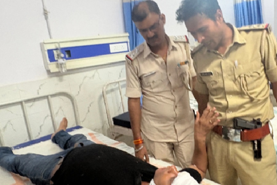 लखीसराय में रेड के लिए निकली पुलिस गाड़ी को ट्रक ने मारी जोरदार टक्कर, SI समेत 5 पुलिसकर्मी घायल