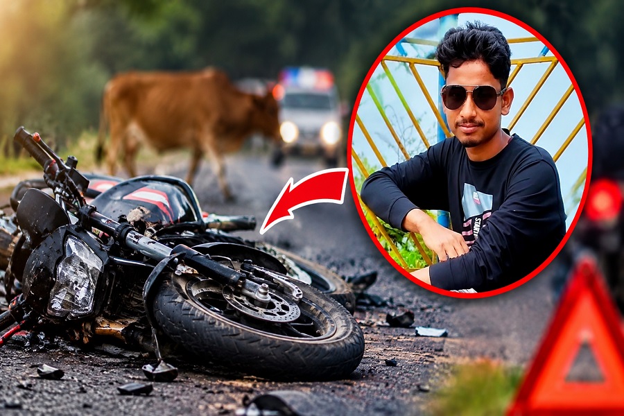 मनोहरपुर में बीमार पिता को अस्पताल ले जा रहे बेटे की सड़क हादसे में मौत, पिता घायल