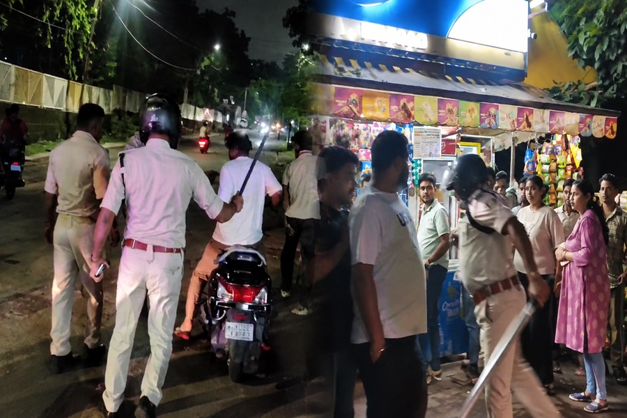 अपराध के आगे कमजोर जमशेदपुर पुलिस ने पब्लिक पर दिखाया जोर, आधी रात सड़क पर लोगों को पीटा