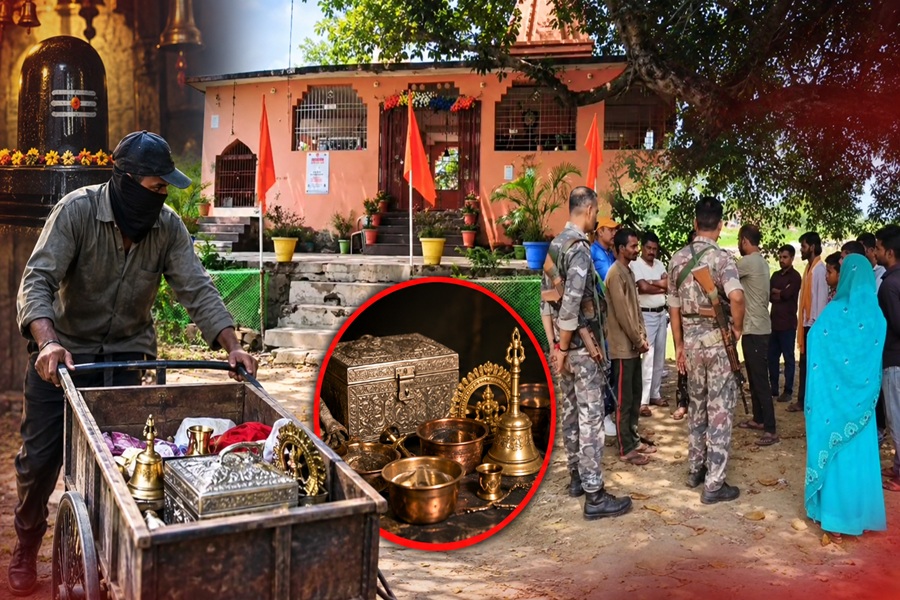 ठेला लेकर आया और ले उड़ा मंदिर का कीमती सामान, गढ़वा के चर्चित जुड़वानिया शिव मंदिर में चोरी