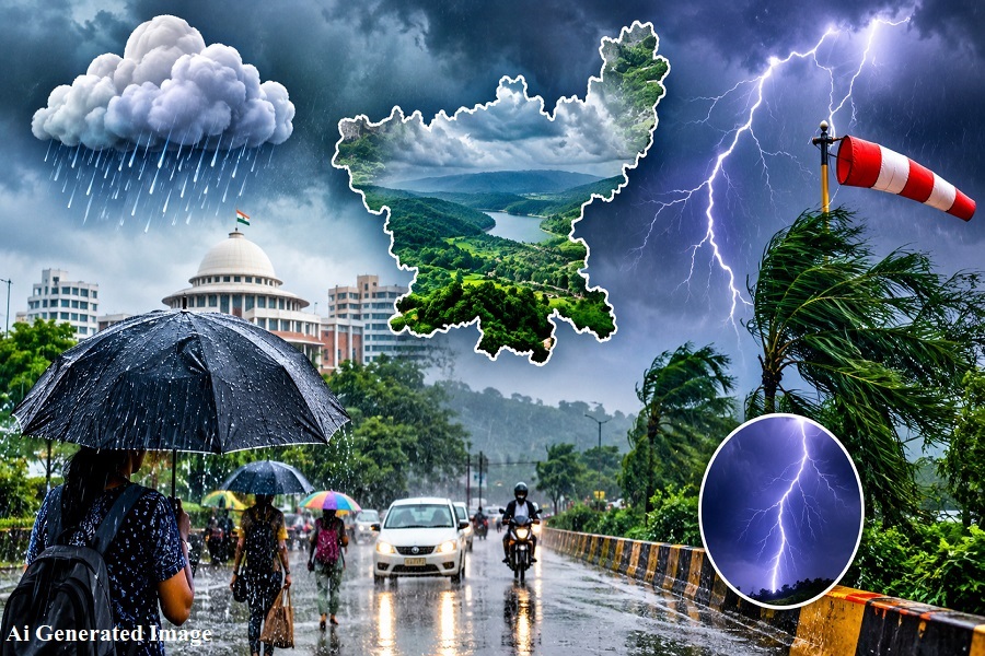 झारखंड में आज छाए रहेंगे बादल, इन जिलों में बारिश और वज्रपात की चेतावनी