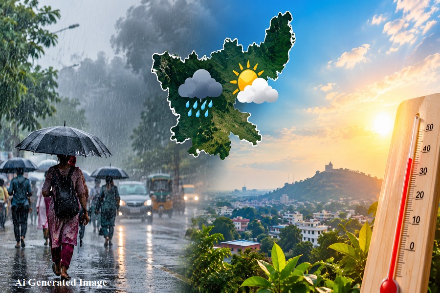 3 अक्टूबर तक झारखंड में बारिश की संभावना नहीं, बढ़ सकता है तापमान