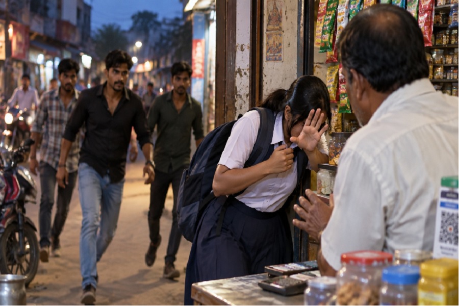 दरभंगा में जमुई जैसी वारदात, मनचलों से बचने को दुकान में घुसी 10वीं की छात्रा; बोली–बचा लीजिए