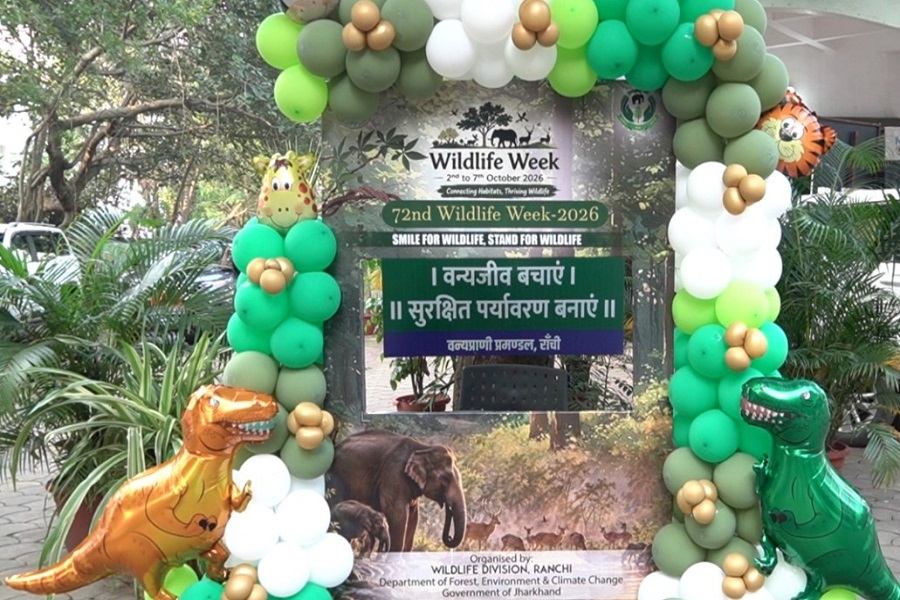 रांची में 72वें वन्यजीव सप्ताह का समापन, पर्यावरण संरक्षण की अपील