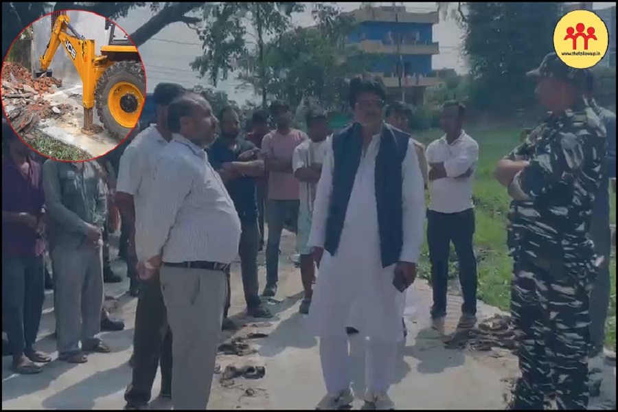 हजारीबाग खास महल जमीन पर 5वीं बार चला बुलडोजर, योगेंद्र साव के दावों के बीच फिर हटा अतिक्रमण