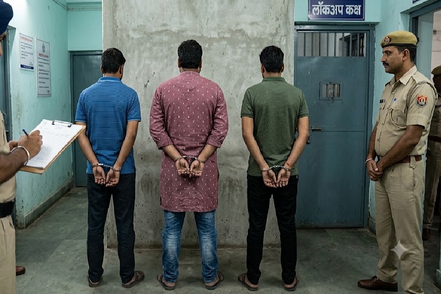हजारीबाग में 3 भूमि विक्रेता गिरफ्तार, न्यायिक हिरासत में भेजे गए