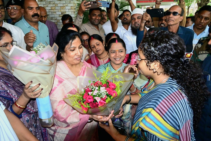 कल्पना सोरेन 2 दिवसीय दौरे पर पहुंची गिरिडीह
