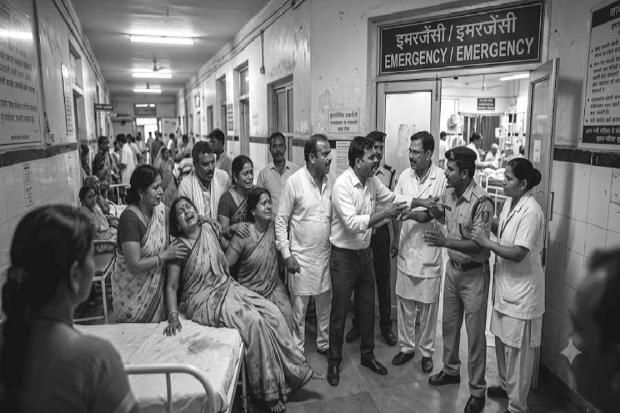 रांची के हॉस्पिटल में मरीज की मौत के बाद हंगामा, परिजनों ने गलत दवा देने का लगाया आरोप